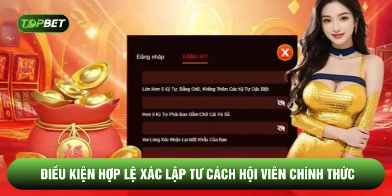 Điều kiện hợp lệ xác lập tư cách hội viên chính thức
