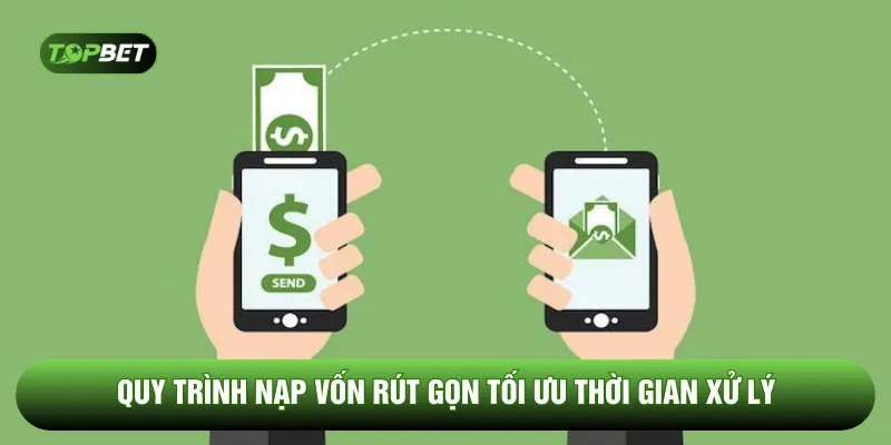 Quy trình nạp vốn rút gọn tối ưu thời gian xử lý
